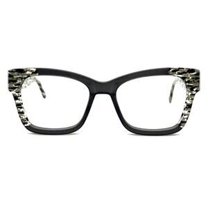 L.A.M.B. LA037 GRAY AND MOSAIC AUTHENTIC EYEGLASSES 52-18